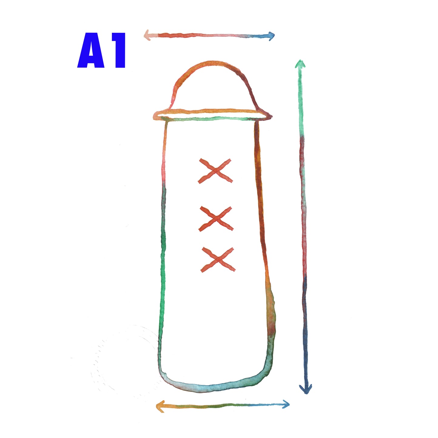 Formaat A1 (59,4 x 84 cm)
